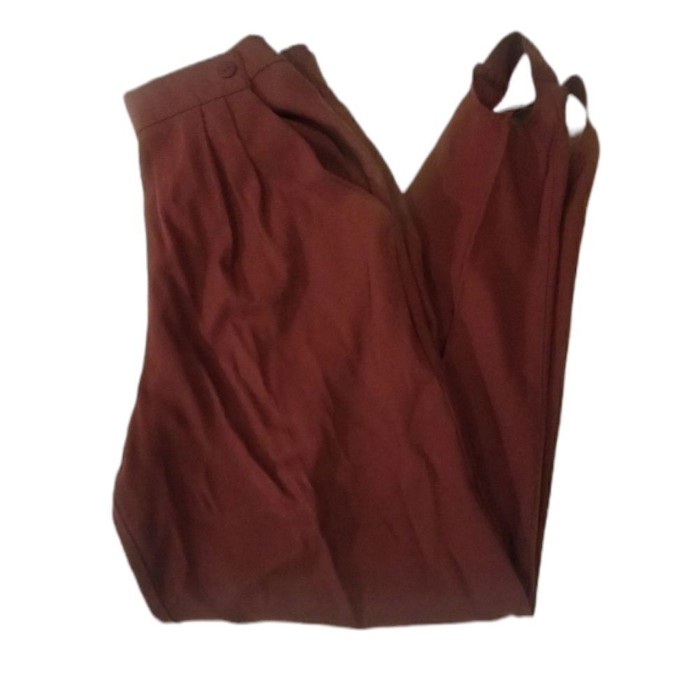Retro‎ Kathie Lee Maroon Stirrup Pants Sz 6